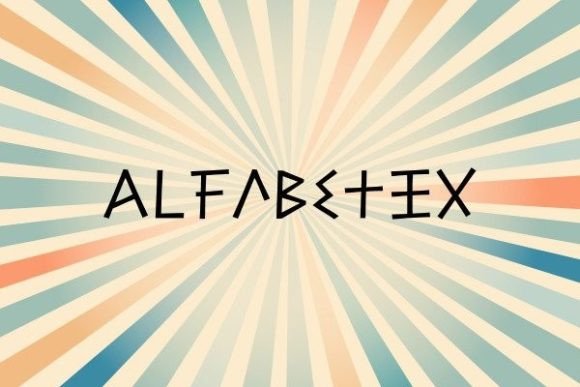 Alfabetix: A Distinctive Display Font for Digital Branding