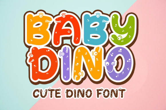 Baby Dino: A Playful Display Font with Editorial Warmth