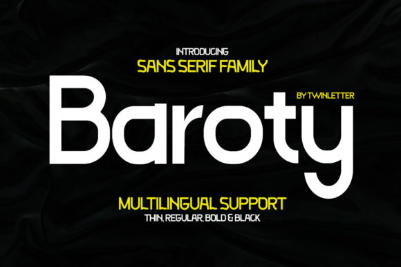 Baroty: A Display Font That Earns Its Space