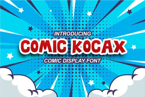 Comic Kocax: A Playful Display Font for Joyful Editorial Moments