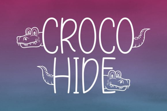 Croco Hide: A Display Font That Makes Campaigns Pop