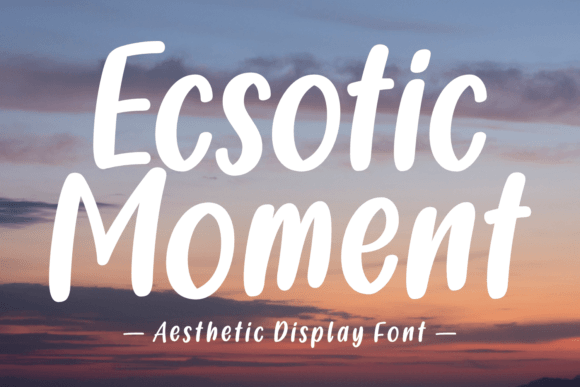 Ecsotic Moment: A Designer’s Real-World Font Review