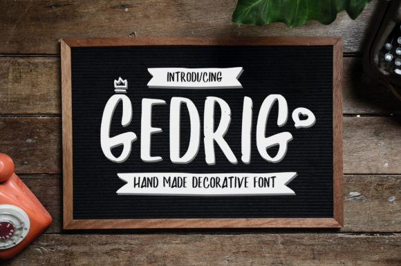 Gedrig: A Display Font That Makes Your Brand Feel Instantly Polished