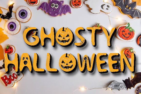 Ghosty: A Spooky Display Font That Works on the Web