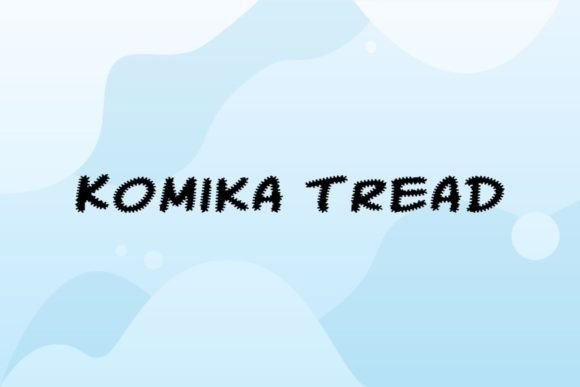 Komika Tread: A Playful Display Font That Makes Your Brand Stand Out