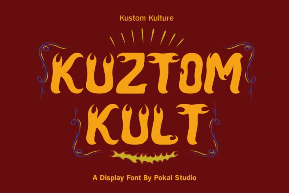 Kuztom Kult Font: Bold Branding for Small Businesses