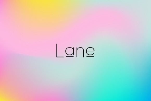 Lane: A Modern Display Font for Digital Design