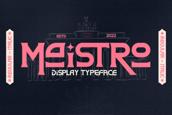 Maistro: A Retro Display Font That Makes Handmade Products Shine