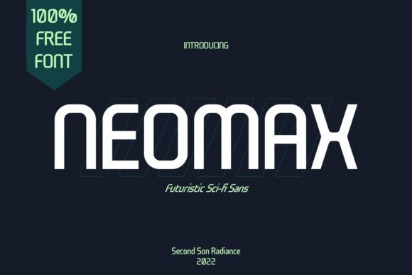 Neomax: A Futuristic Display Font That Cuts Through the Feed