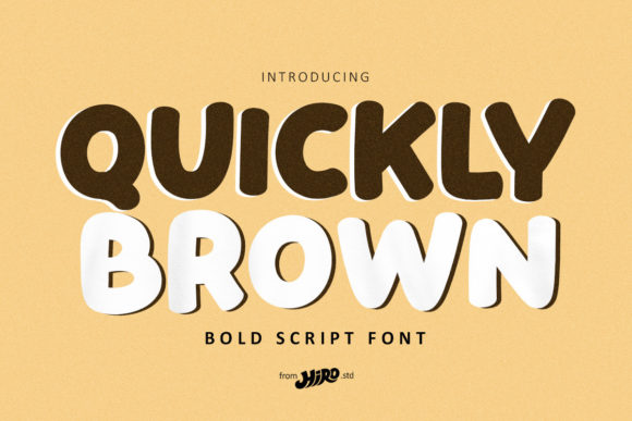 Quickly Brown: A Display Font That Adds Joy to Digital Headlines