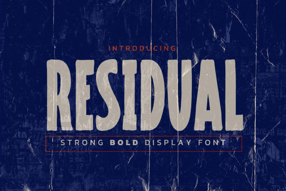 Residual: A Display Font That Anchors Editorial Mood