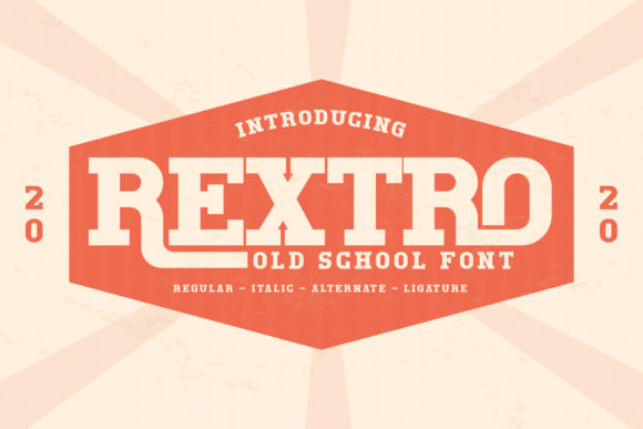 Rextro: A Bold Display Font That Builds Brand Trust