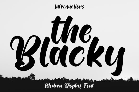 The Blacky: A Display Font That Makes Your Headlines Instantly Recognizable