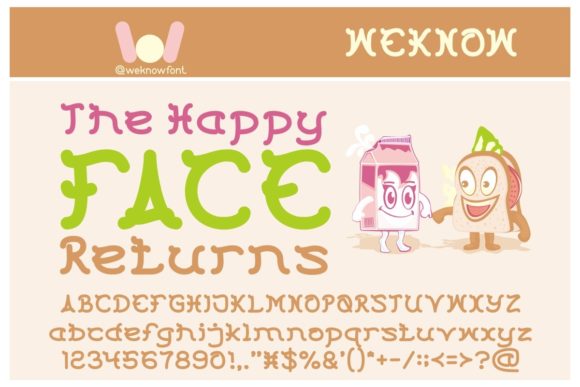 The Happy Face Returns: A Display Font That Feels Like a Sigh of Relief