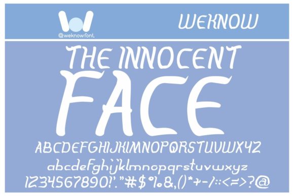 The Innocent Face: A Display Font That Builds Trust