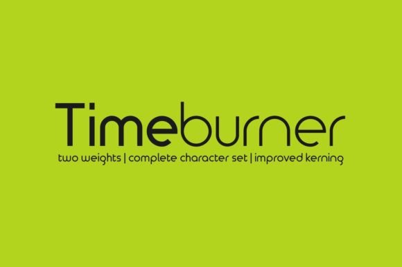 Timeburner: A Display Font That Cuts Through the Feed