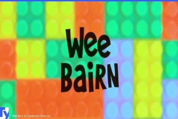 Wee Bairn: A Playful Typeface for Warm, Human-Centered Design