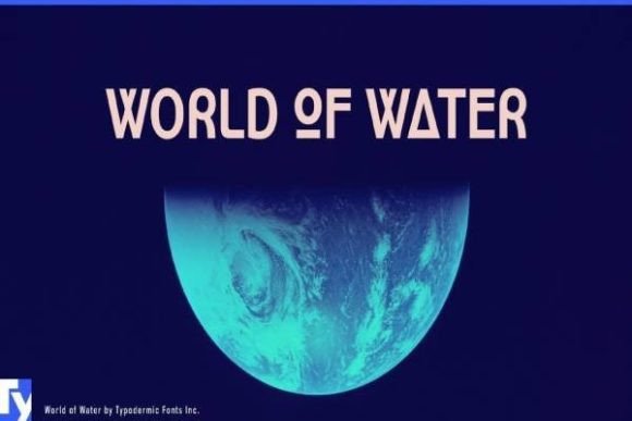 World of Water: A Refined Art Nouveau Display Font for Digital Brands